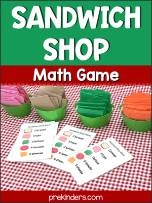 Sandwich Shop Math Game