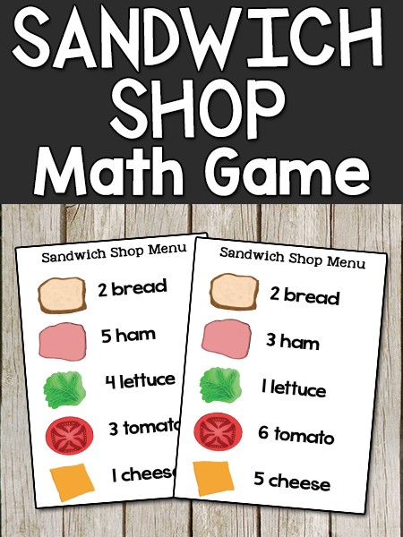 Sandwich Shop Math Game