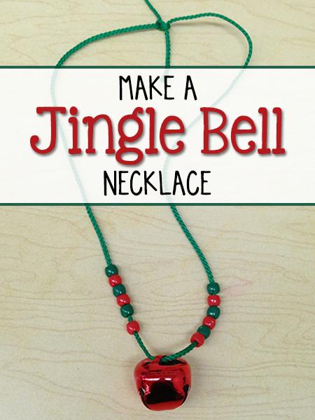 Christmas Craft for Preschool Kids: Make a Jingle Bell Necklace