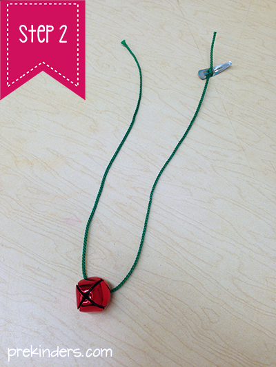 Jingle Bell Necklace Step 2