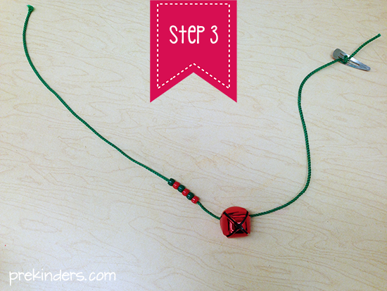 Jingle Bell Necklace Step 3