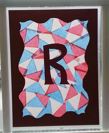 Stained Glass Letters