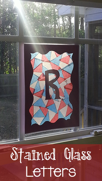 Stained Glass Letters