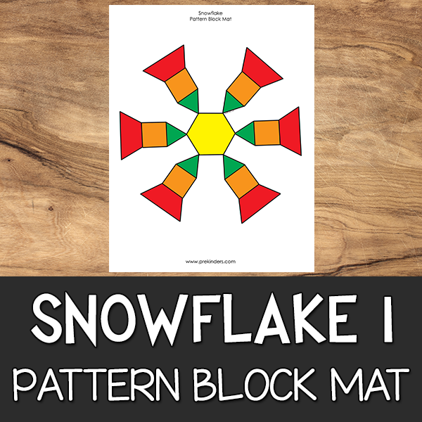 Snowflake Pattern Block Mat