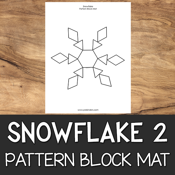 Snowflake Pattern Block Mat