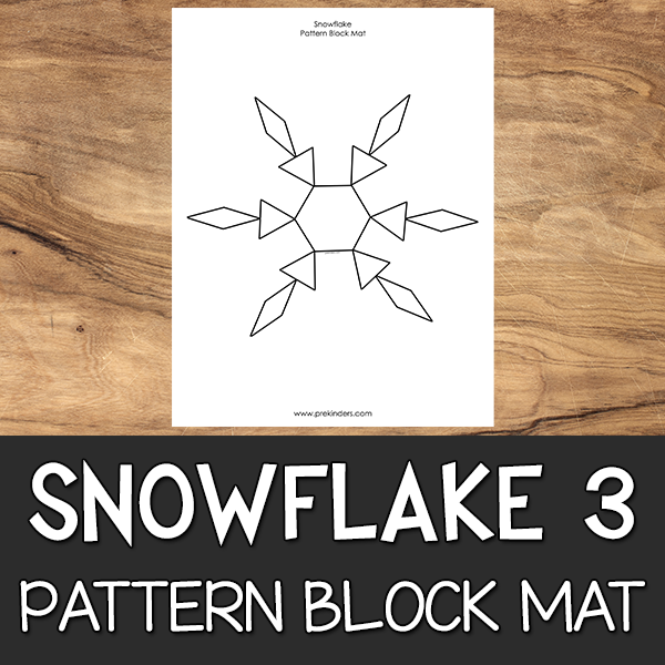 Snowflake Pattern Block Mat