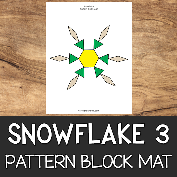 Snowflake Pattern Block Mat