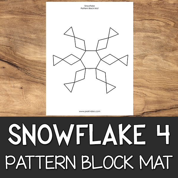 Snowflake Pattern Block Mat