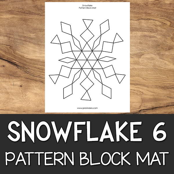 Snowflake Pattern Block Mat