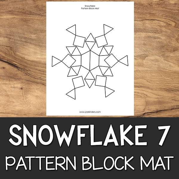 Snowflake Pattern Block Mat