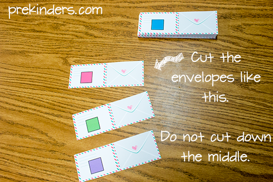 Mailbox Math: How to make the envelopes