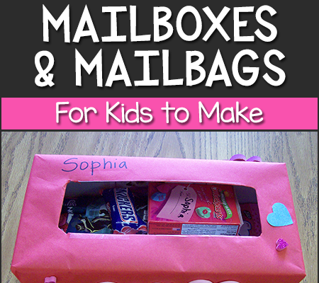 Valentine Mailboxes and Mailbags for Kids to Make