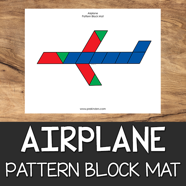 Airplane Pattern Block Mat