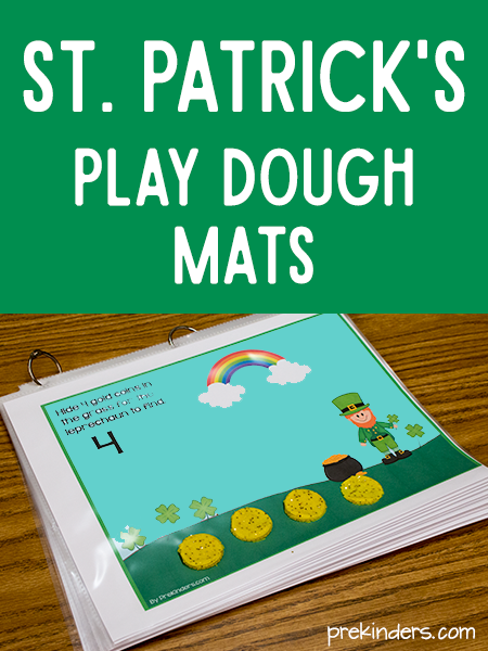 St. Patricks Day Play Doh Mats