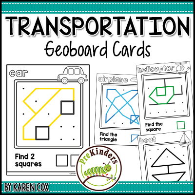 TPT Geoboards Transportation