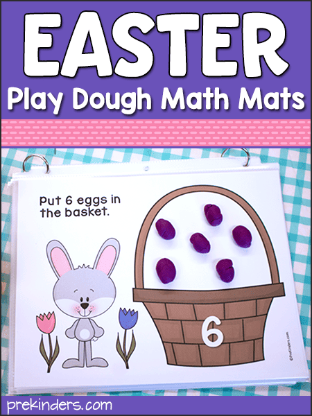 Easter Play Dough Math Mats