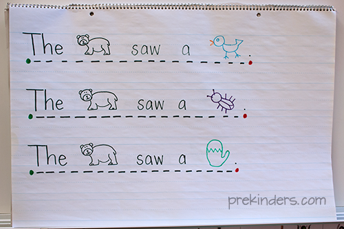 Bear Chart for Left to Right Progression