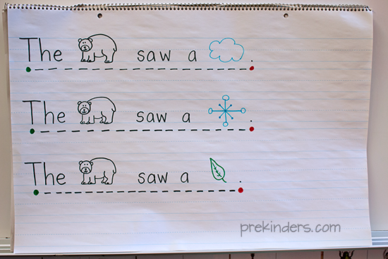 Bear Chart for Left to Right Progression