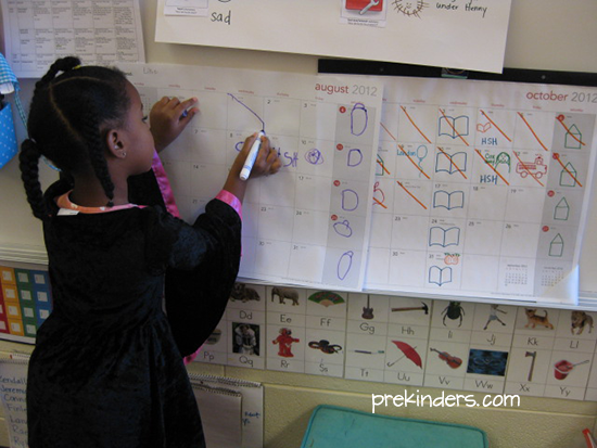 Making the Calendar Meaningful in Pre-K