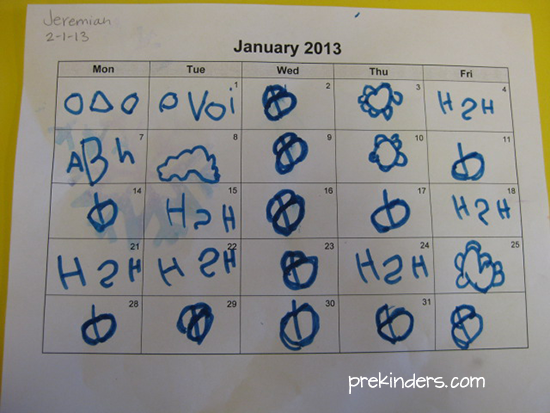 Making the Calendar Meaningful in Pre-K