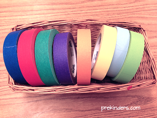 colored masking tape