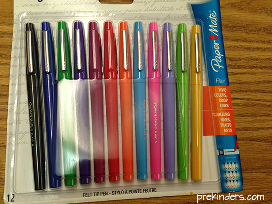 colored pens