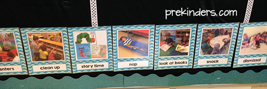 preschool picture schedule
