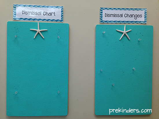 Ocean Decor Dismissal Chart