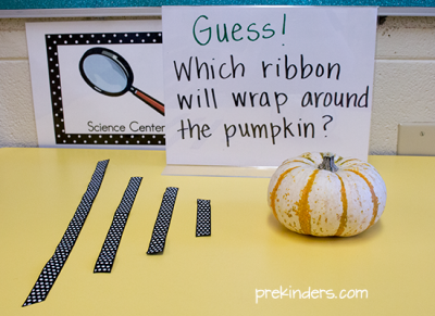 Mini Pumpkin Math - PreKinders Preschool Activities