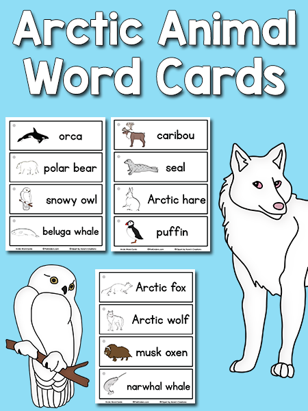 Arctic Animal Thematic Literacy Activities for Preschool- Kindergarten