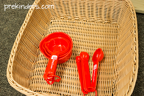 Baking tools in the Bakery Dramatic Play Center