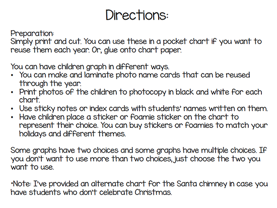 Graph Kit Directions