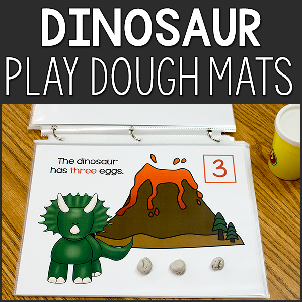dinosaur play dough activities