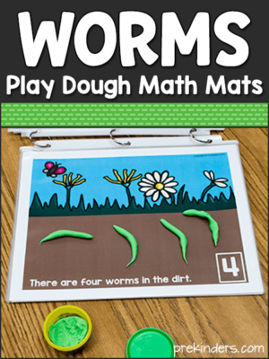 Monster Play Dough Math Mats - PreKinders