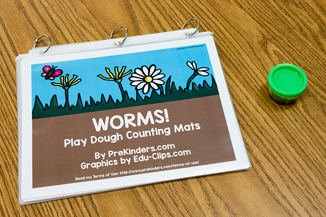 Spring Play Dough Mats