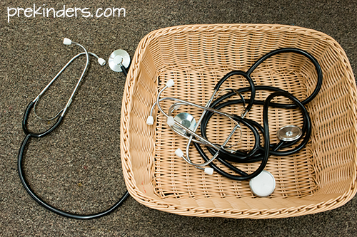 stethoscopes in Doctor Dramatic Play