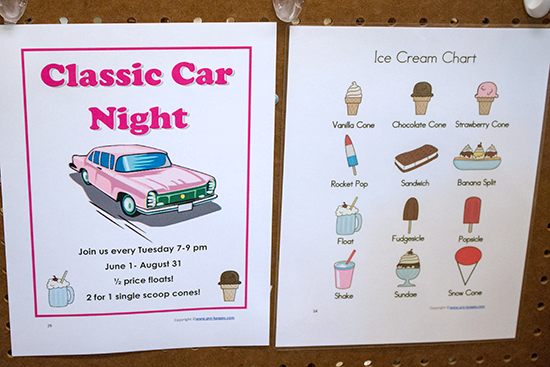 Ice Cream Shop Signs: Preschool Dramatic Play