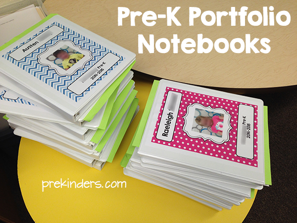 Pre-K Portfolio Notebook