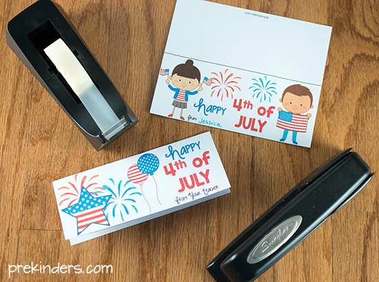 4th of July Treat Bag Topper (Independence Day)