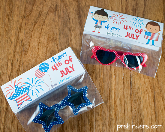 4th of July Treat Bag Topper (Independence Day)