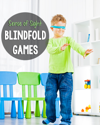 Blindfold Games to Teach the 5 Senses