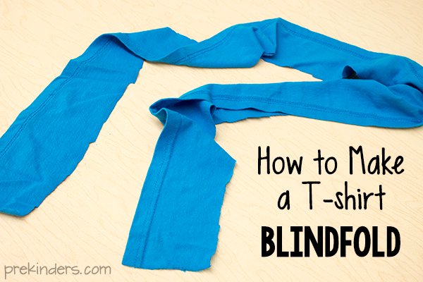 How to make a T-shirt blindfold