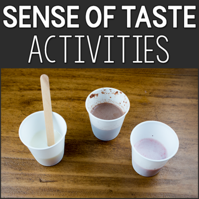 Sense of taste test: explore the 5 senses
