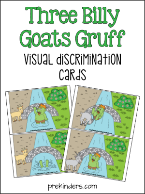 Billy Goats Gruff Visual Discrimination