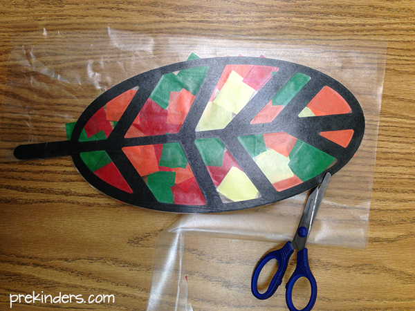 Leaf Stained Glass Art