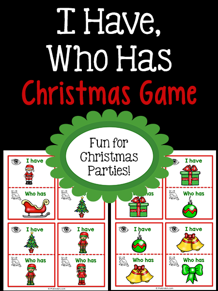 Christmas "I Have, Who Has" Game - PreKinders