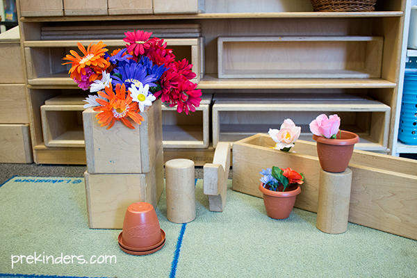 Flowers for Spring Block Play