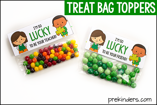 Lucky St. Patrick's Treat Bag Topper