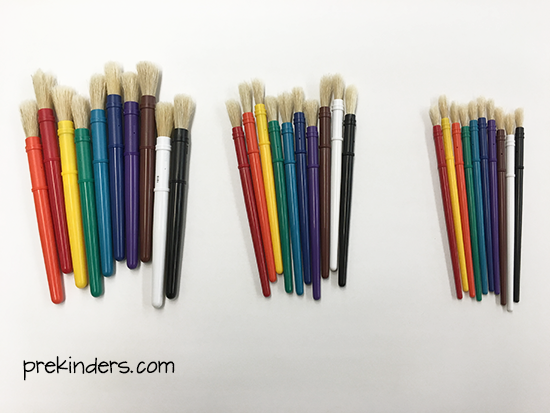 Paintbrushes for Preschool