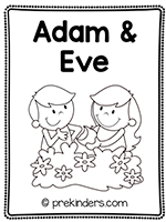 Adam and Eve Print & Fold Book